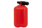 5L HERMON plastic jerrycan met trechter, rood