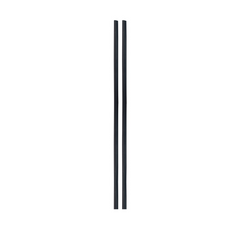 LAMPA Contour deurrandbeschermingsstrips, 2 stuks, zwart