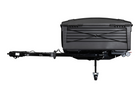 Towbox Camper Alpha zwart LED (kort) - bagagebox voor montage op de trekhaak