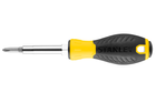 STANLEY 6-weg schroevendraaier 3 bits / 6 tips