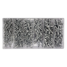Set van YATO YT-36420 blindklinknagels, mix van maten, 400 stuks
