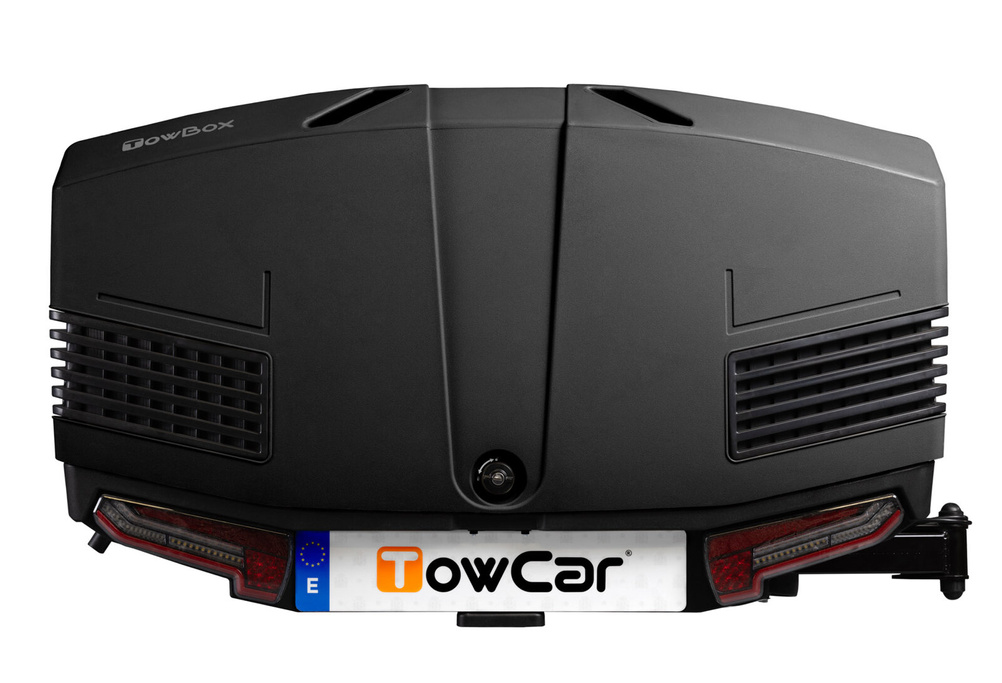 Towbox V3 Camper lang zwart - bagagebox voor op de trekhaak