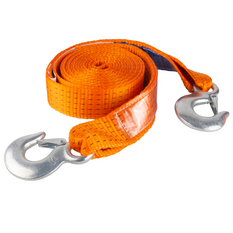 Sleepkabel met haken HERMON sleepkabel 4,5 m/50 mm/5 ton oranje
