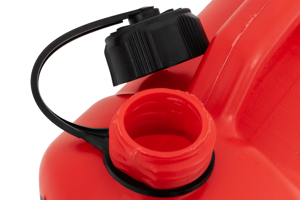 5L HERMON plastic jerrycan met trechter, rood