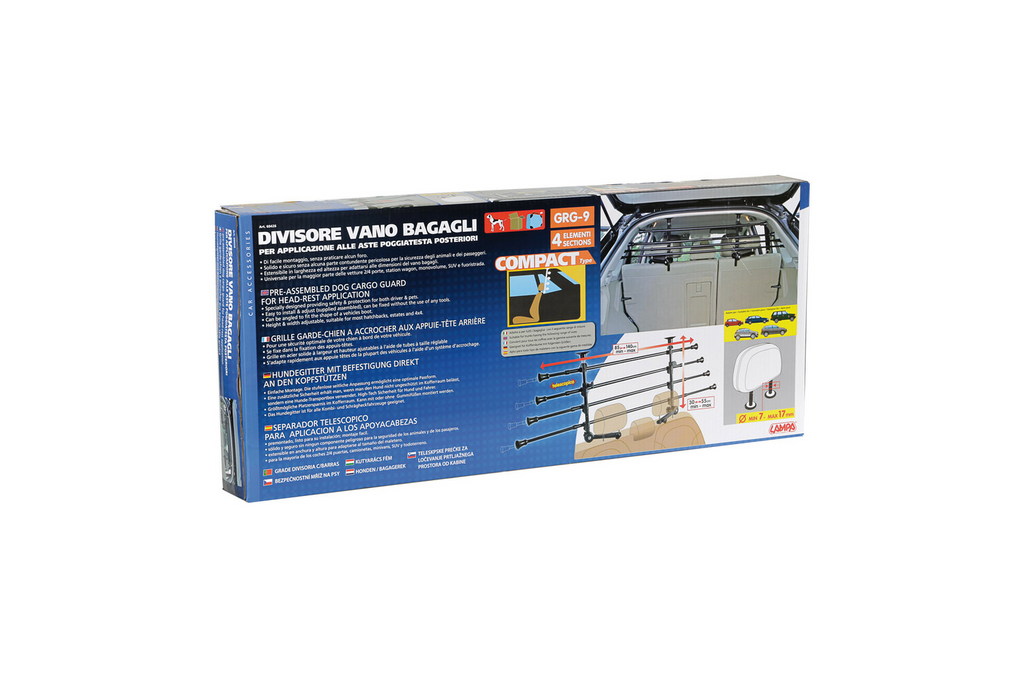 Kofferbakscheiding LAMP GRG-9 Compacte honden-/bagagerek 85-140cm