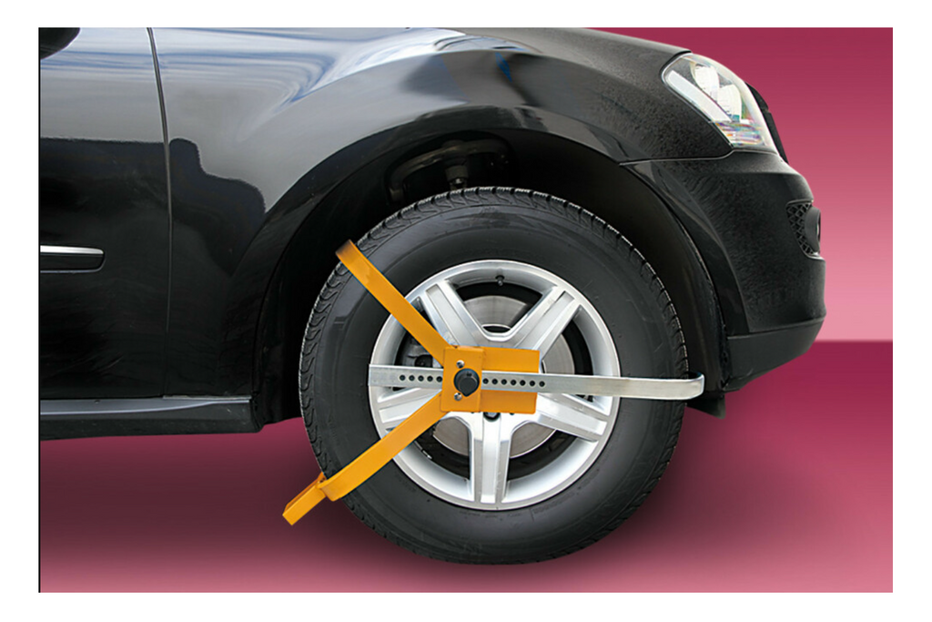 Wielvergrendeling LAMP WHEEL CLAMP antidiefstalbeveiliging voor wielen van 13–18 inch