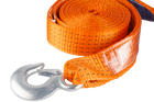Sleepkabel met haken HERMON sleepkabel 4,5 m/50 mm/5 ton oranje
