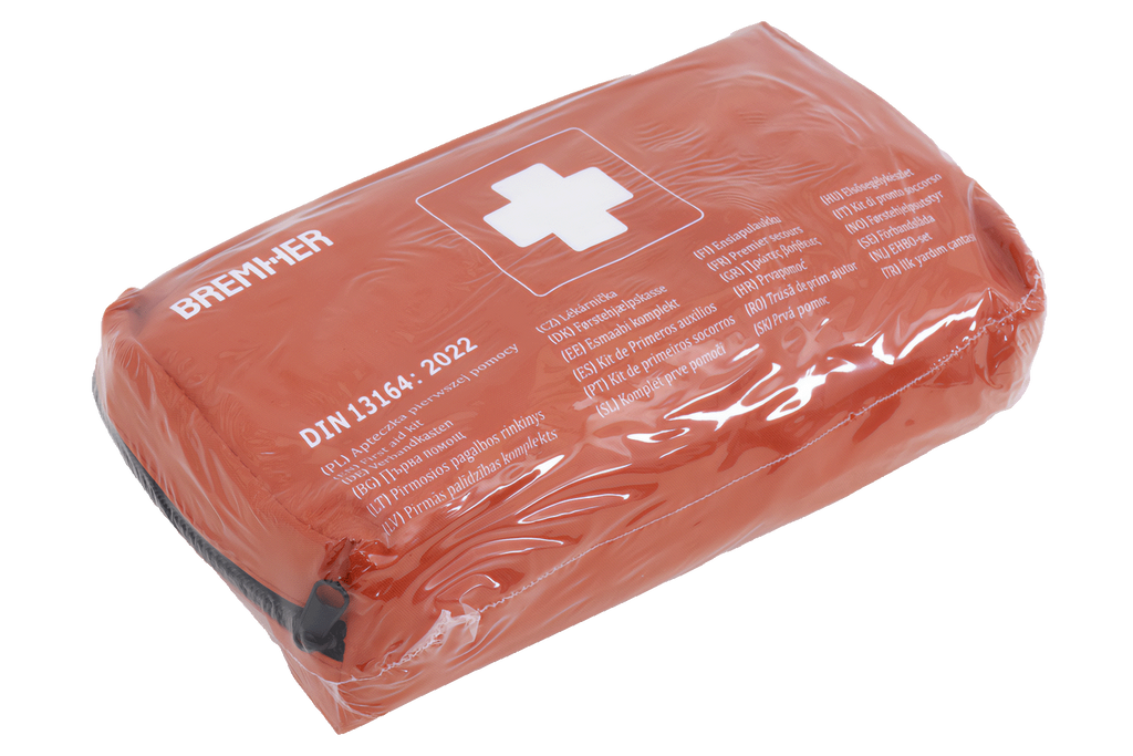 HERMON autokit: EHBO-set, brandblusser, gevarendriehoek, reddingsvest