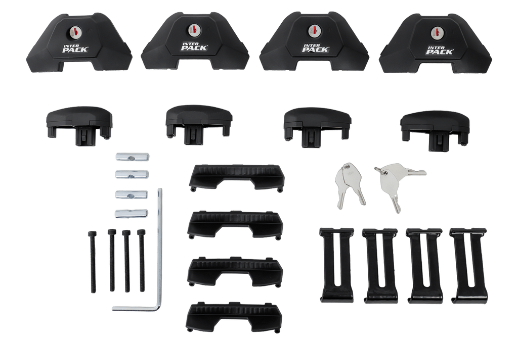 Inter Pack Virgo IR 135 (G2) dakdrager met geïntegreerde rails (zwart)