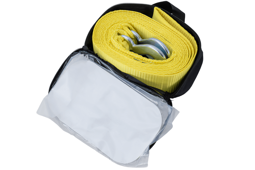 UNITRAILER sleepkabel met haken sleepband 5m/50mm/4t geel