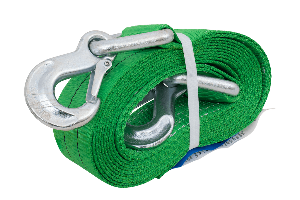 Sleepkabel met haken HILLS sleepkabel 5m/60mm/6t groen