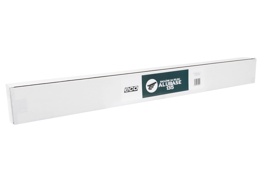 Eco Alubase 135 - universele aluminium dakdrager met rails en sloten