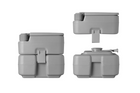 ProPlus 370415V01CR Draagbaar campingtoilet Grijs 10L/20L
