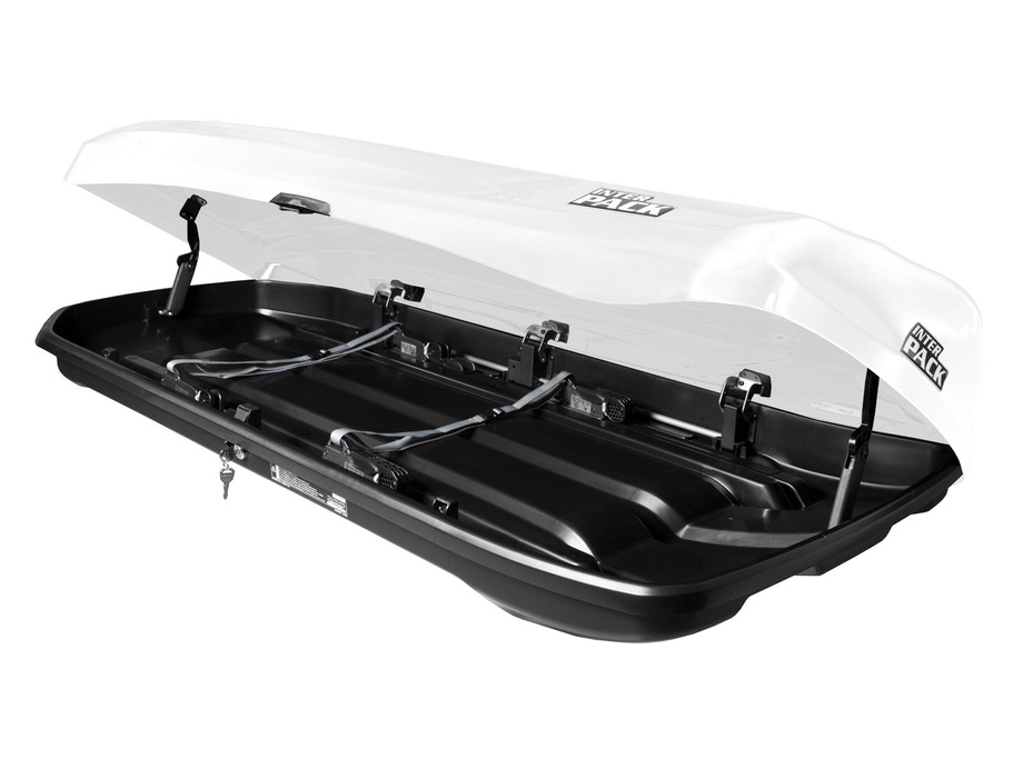 Inter Pack Skugga L 660 dakkoffer, glanzend wit