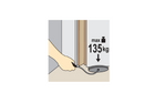 Set van drie montagekussens YATO YT-67385, draagvermogen 135 kg