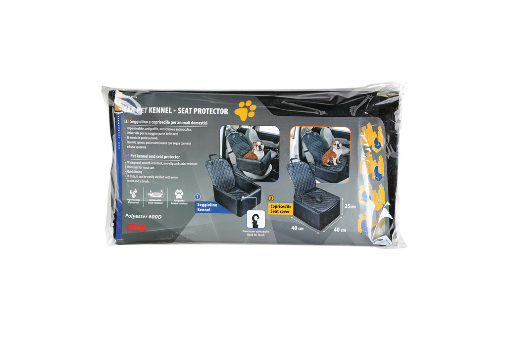 Hondendraagtas LAMP autostoelbeschermer 40x40cm