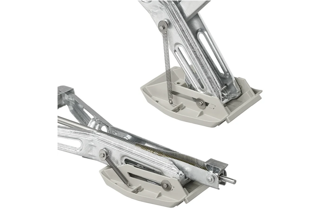 Set van vier ProPlus 361519 aanhangerstabilisatorsteunen met veer 20,5x27,5cm