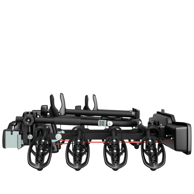 Peruzzo Parma 4 - fietsendrager voor op de trekhaak voor 4 fietsen (zwart)