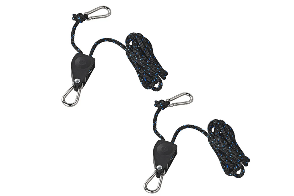 Set van twee ProPlus 320054V01 staalkabellieren, staalkabeltakel met ratel, 2,5 m, 136 kg