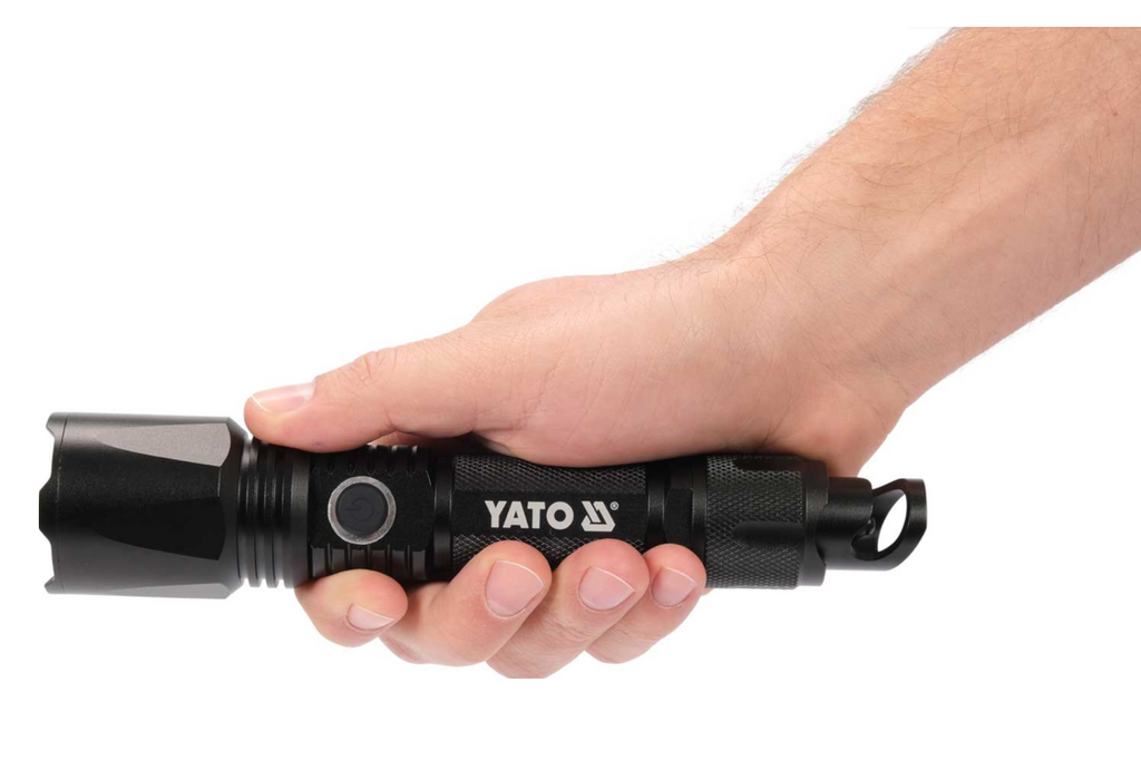 YATO YT-08559 LED 900lm multifunctionele zaklamp, powerbank, flesopener, noodhamer