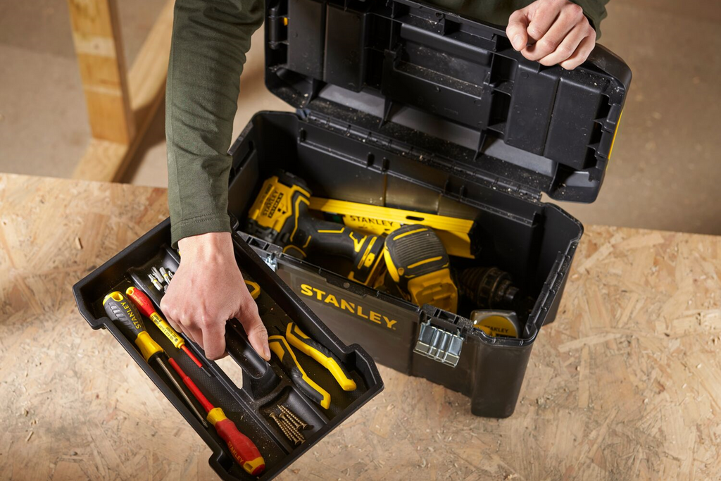 STANLEY ESSENTIAL STST1-75521 gereedschapskist 480x250x250mm 16.8l