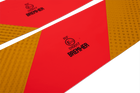 Stickers, reflecterende stickers, korte HERMON, markeringsplaten voor zware voertuigen, 565x132mm, links+rechts