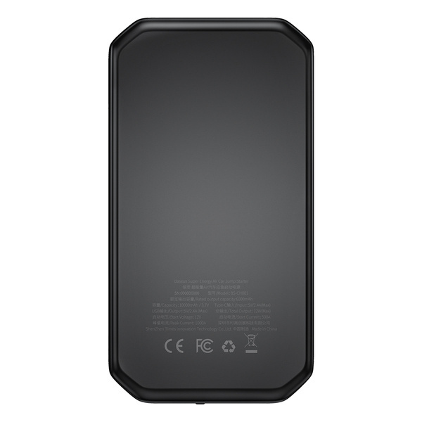 BASEUS Super Energy Air Powerbank 10000mAh met 12V starthulpfunctie