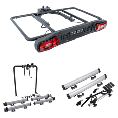Inter Pack Re-Cargo trekhaakplatform + adapter voor het vervoeren van 3 fietsen