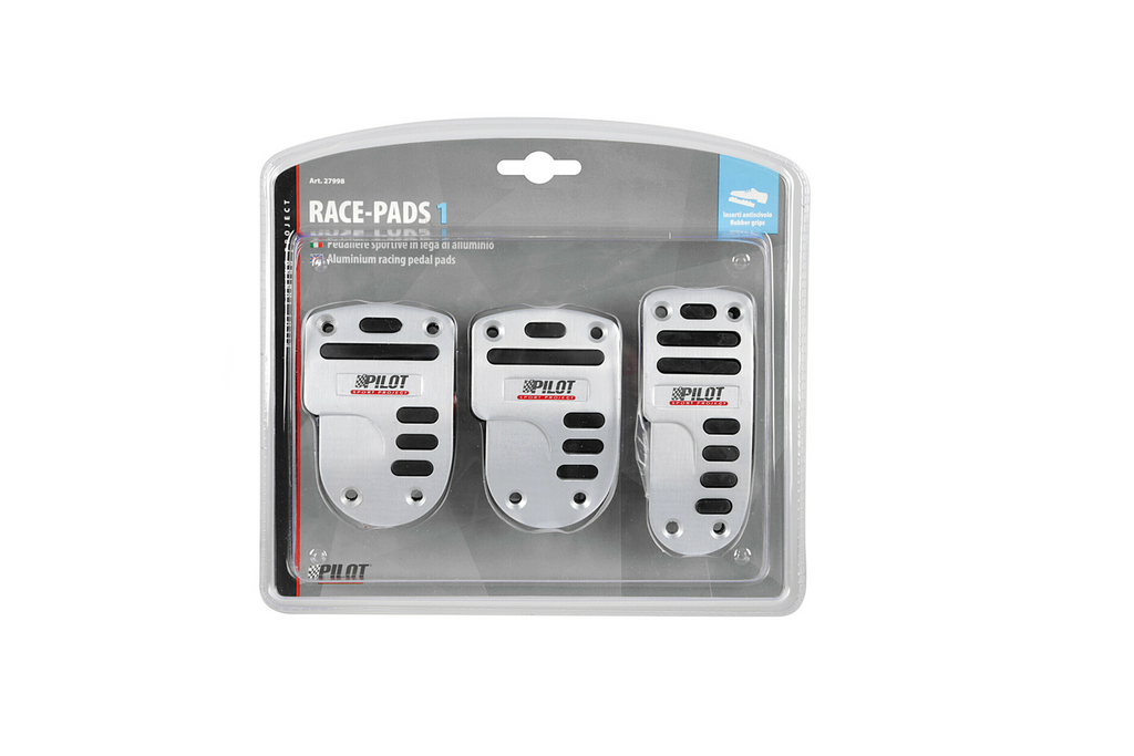 LAMPA RACE 1 PILOT aluminium pedaalhoezen met antisliprubber