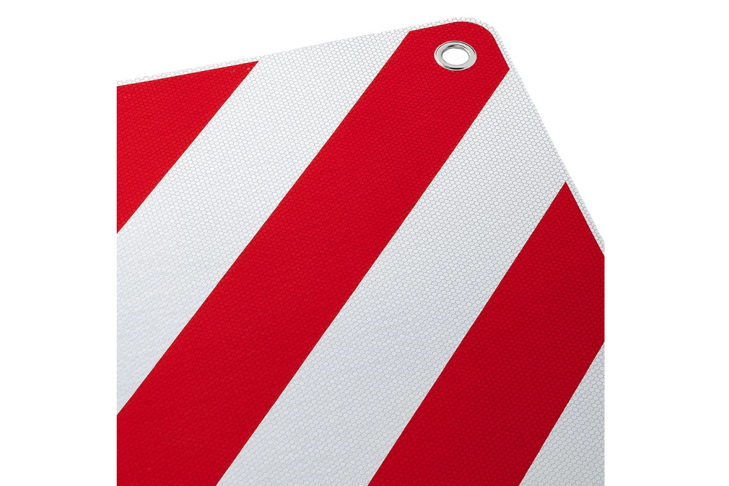 ProPlus 361234V01 waarschuwingsbord voor achterzijde, dubbelzijdig, 50x50 cm