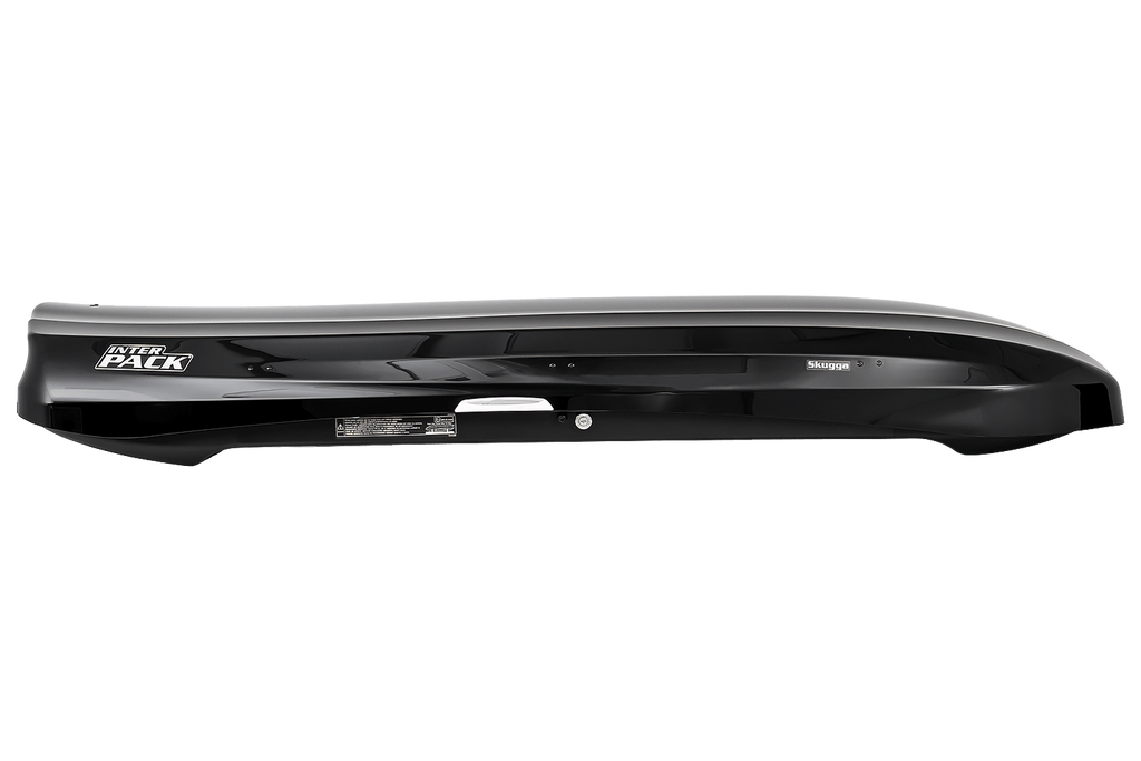 Inter Pack Skugga L 660 dakkoffer, glanzend zwart