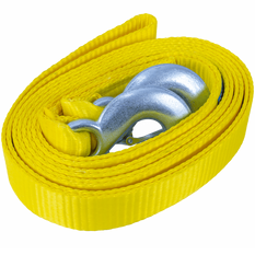 UNITRAILER sleepkabel met haken sleepband 5m/50mm/7,5t geel