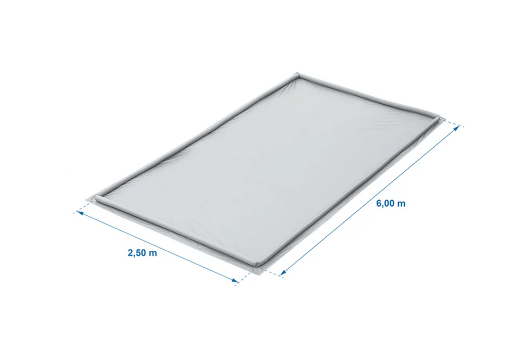 ProPlus 751960V05 tentmat, waterdichte vloer voor vestibule, 2,5 x 5,5 m
