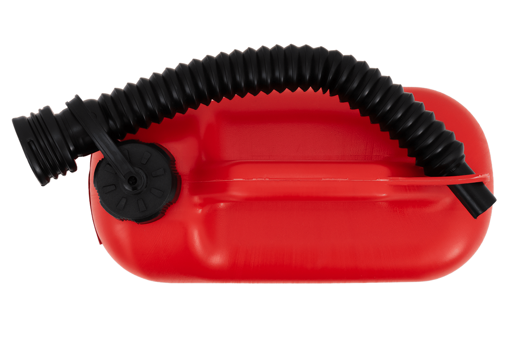 5L HERMON plastic jerrycan met trechter, rood