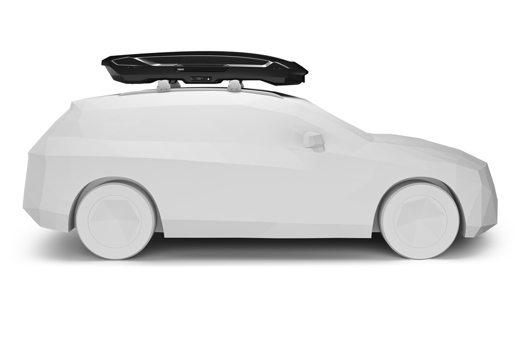 Thule Motion 3 XL Lage Dakkoffer, Zwart Metallic (639400)