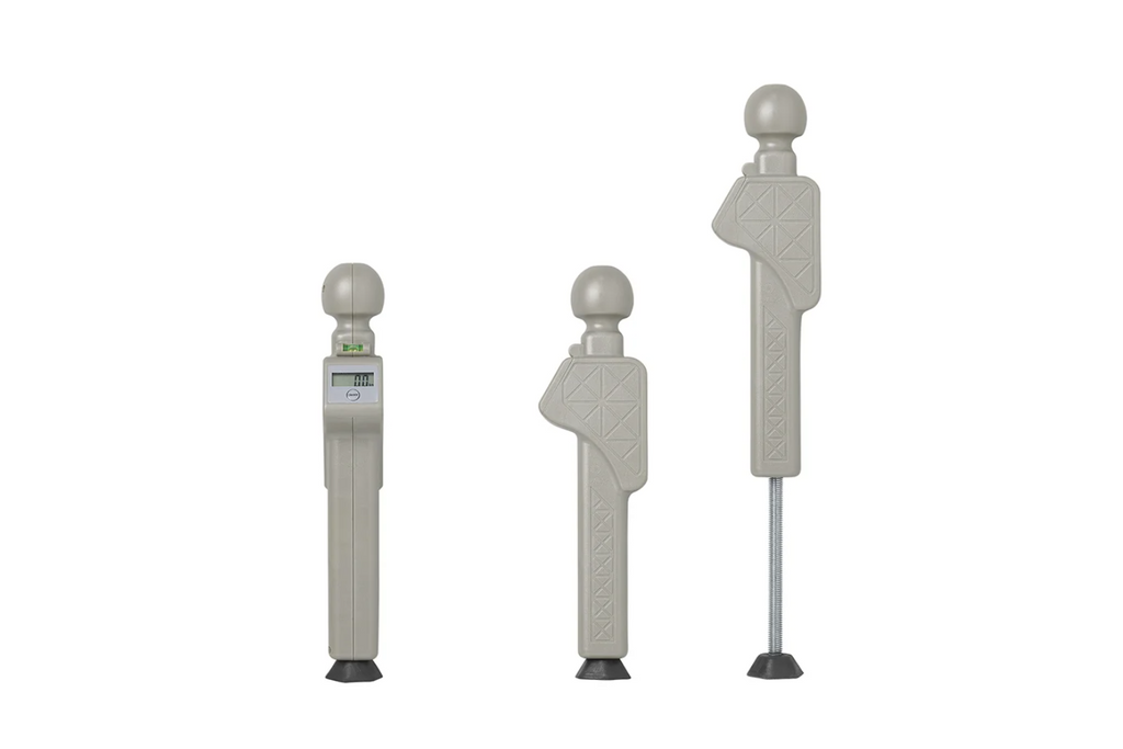 Digitale weegschaal voor het meten van de disselbelasting van een caravan ProPlus 360848V01 drukkrachtmeter 150 kg