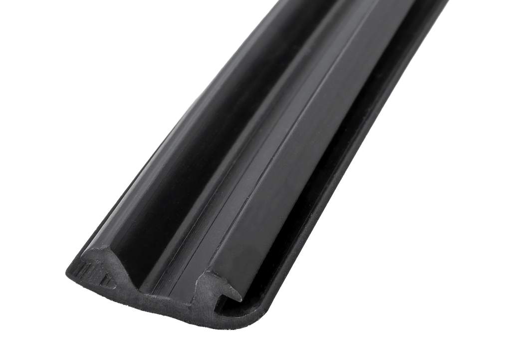 Rubberen afdekking/afdichting (onderkant) voor aluminium balk - G3 CL 127 cm