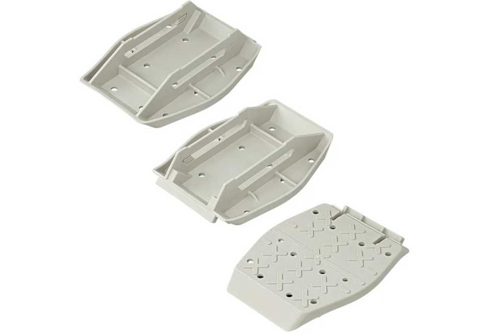 Set van vier ProPlus 361519 aanhangerstabilisatorsteunen met veer 20,5x27,5cm