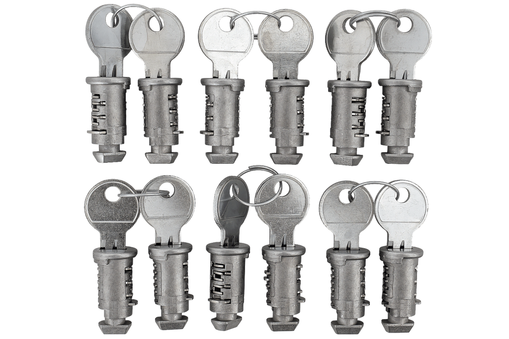 Set universele sloten en sleutels (12 stuks)