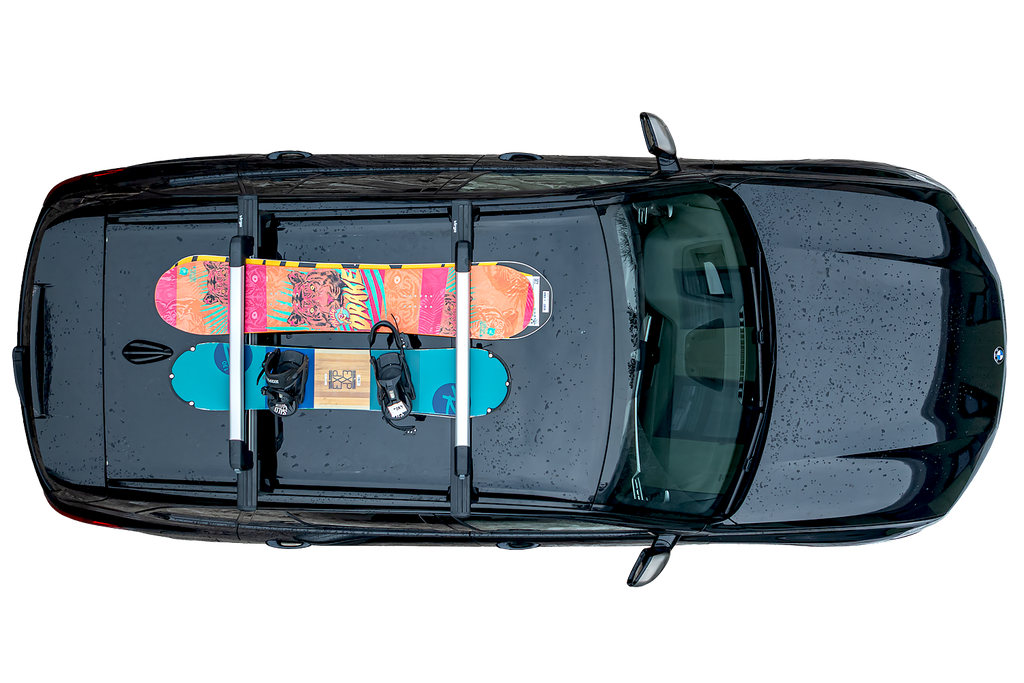 Inter Pack Frostline 6 - uitschuifbare aluminium houder voor 6 paar ski's of 4 snowboards