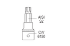Set van twaalf TORX-sleutels op een rail YATO YT-04331