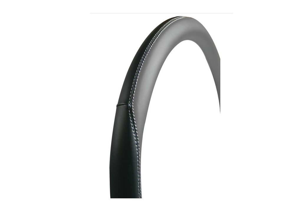 LAMPA CLUB stuurwielhoes 37-39 cm grijs-zwart