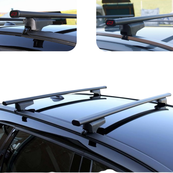 Dakdrager G3 CL 61.130 universeel voor traditionele en geïntegreerde stalen railingen