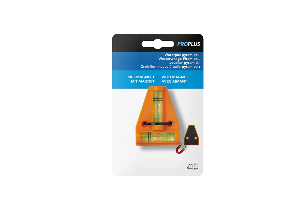 ProPlus 341215 kruiswaterpas met magneet, T-vormige waterpas, 58x43,6 mm