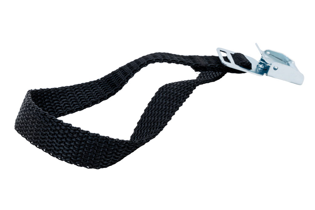 Bevestigingsriem voor het vastzetten van het wiel aan de Inter Pack Rosa fietsendrager.