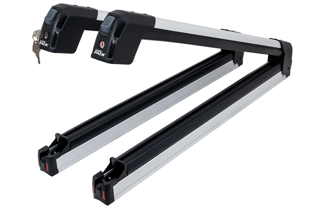 Inter Pack Frostline 6 - uitschuifbare aluminium houder voor 6 paar ski's of 4 snowboards
