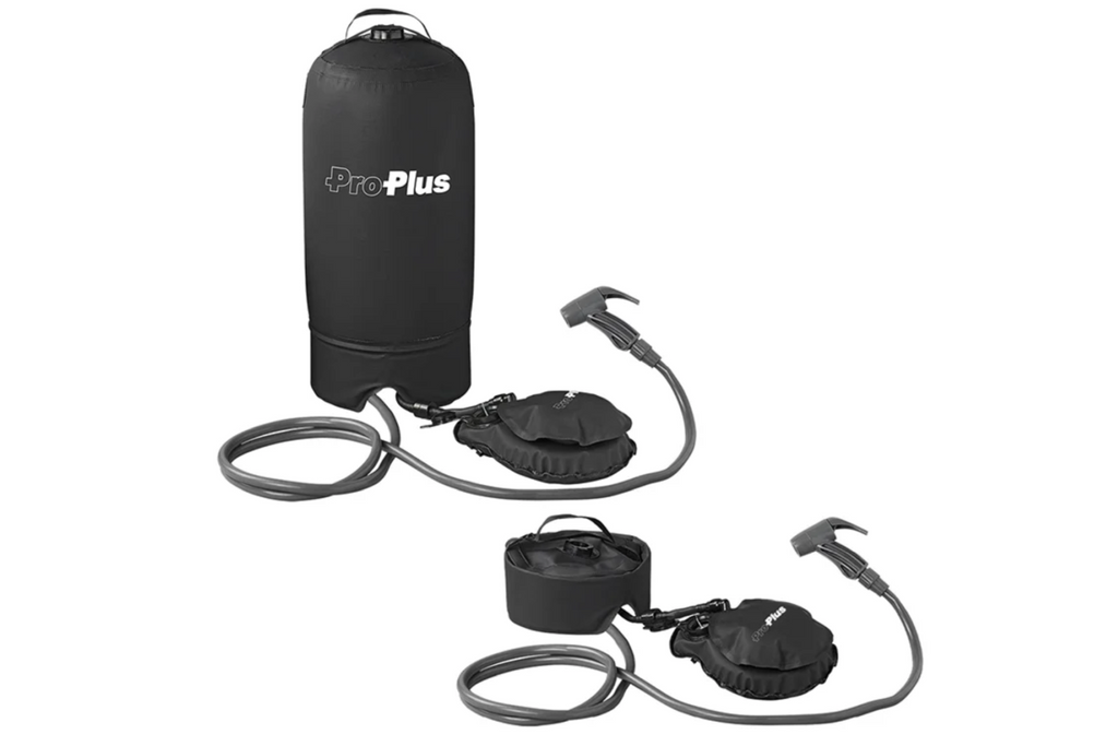 Draagbare reisdouche ProPlus 770407 mobiele douche met voetpomp 11 l