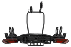 Inter Pack Velox 2 LED - opvouwbare fietsendrager voor op de trekhaak voor 2 fietsen met LED-verlichting (zwart)