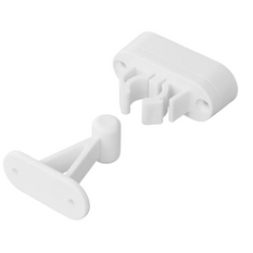 Caravan-/camperdeurvergrendeling ProPlus 362622V02 witte veerbelaste handgreep voor het vasthouden van de deur