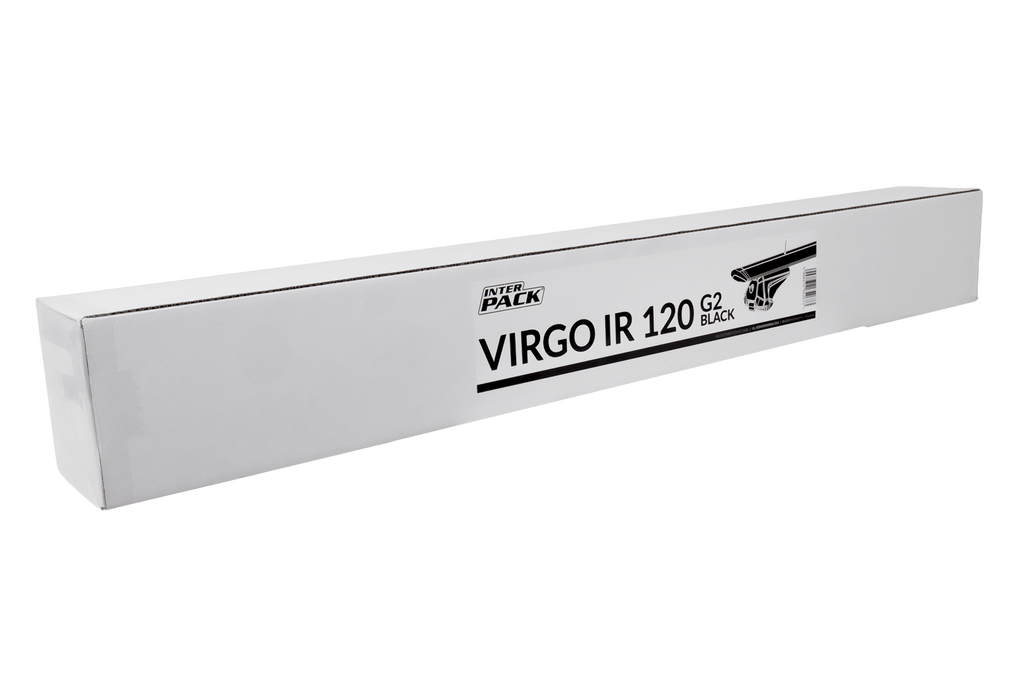 Inter Pack Virgo IR 120 (G2) dakdrager met geïntegreerde rails (zwart)